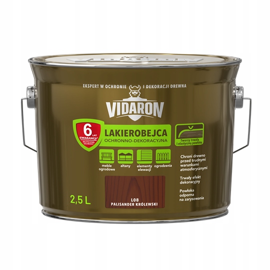 Vidaron Lakierobejca Palisander Indyjski 2,5L