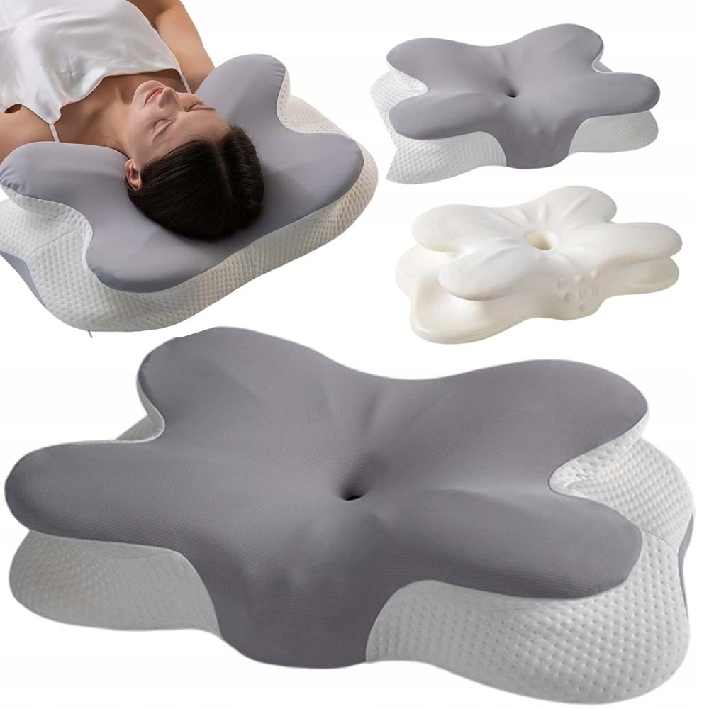 Poduszka Ortopedyczna Pianki Memory Profilowana Pod Kark Szyję