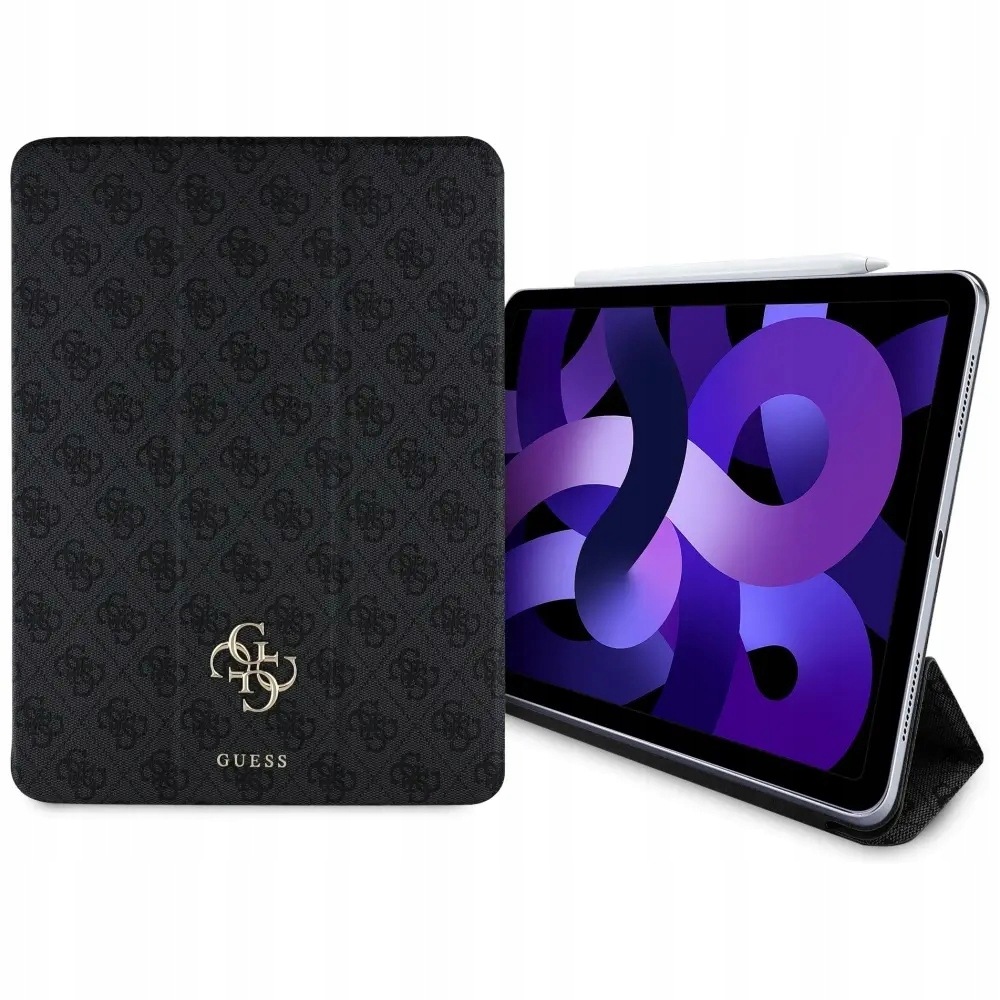 Etui Guess Magnetic 4G Big Logo na iPad Air 13" 2024 czarne Guess