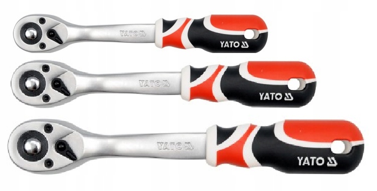 ТРІСКАЧКА KPL 1/4 3/8 1/2 БРЯЗКАЛЬЦЕ YATO ВИГНУТА