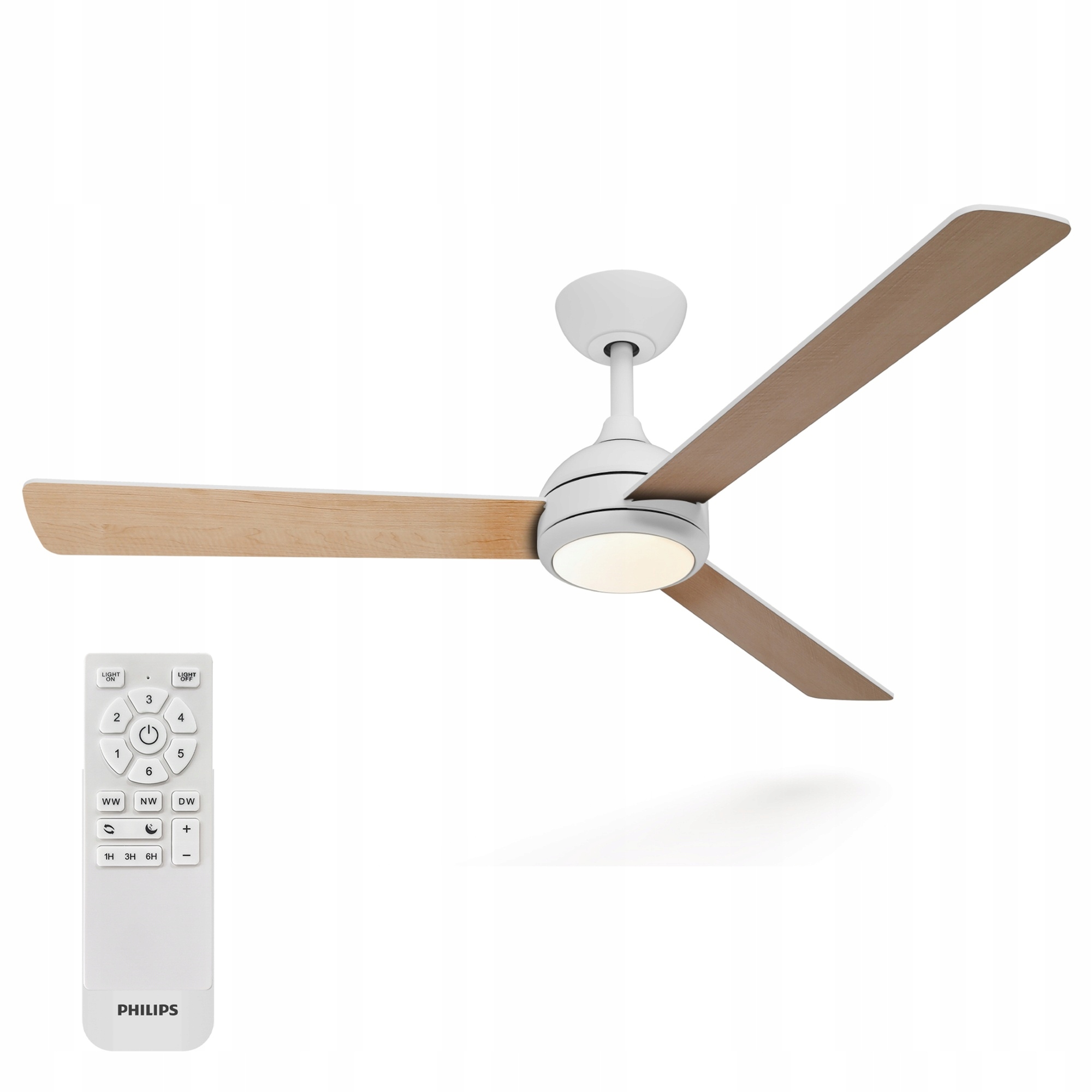 Led Stropná Lampa S Vetrákom Stropný Ventilátor 132 cm CIVX Philips