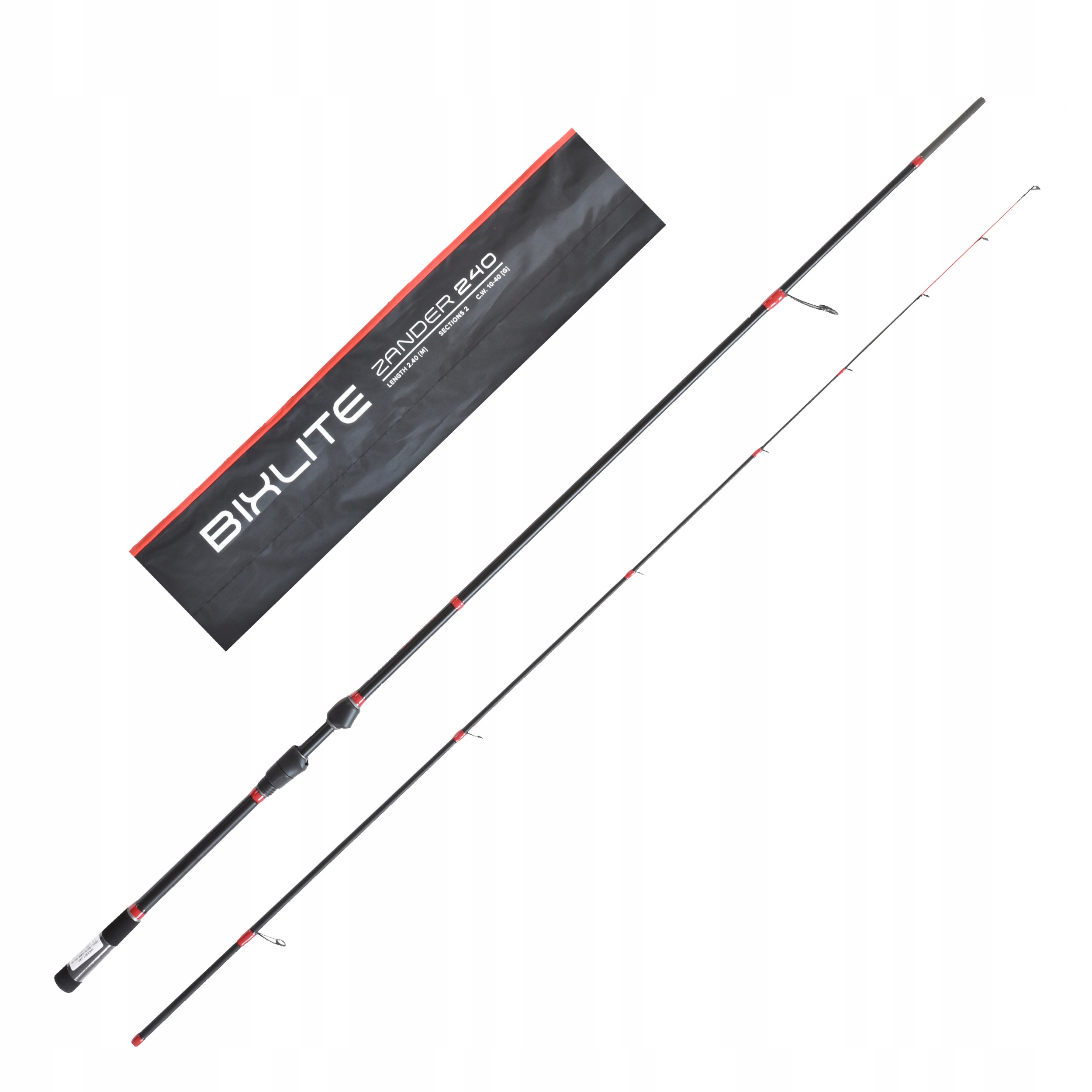 Wędka sandaczowa Mikado Bixlite Zander Spin 2.40m 10-40g na sandacza mocna