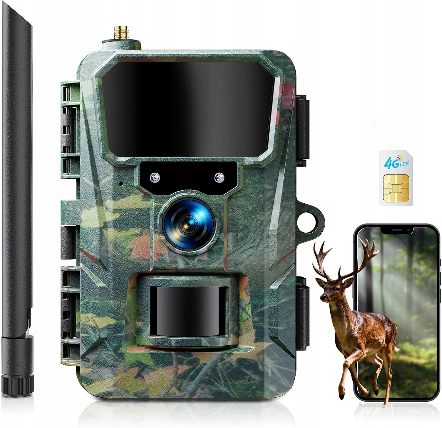 Wolfang WT07 fotopast Přírodní kamera 2K 48MP IP66 Wi-Fi App