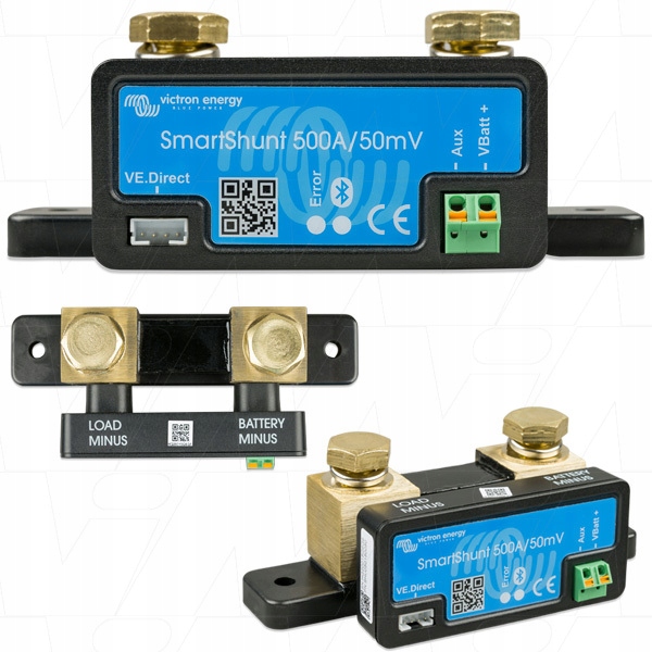 Victron Smart Shunt bocznik akumulatorowy 500A (SHU050150050) • Cena,  Opinie • Alternatywne źródła energii 10434598896 • Allegro