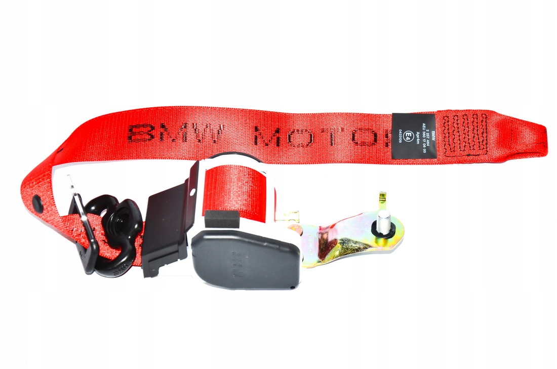 Pas przod prawy czerwony MOTORSPORT ROT BMW E36