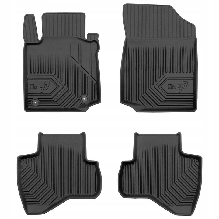Dywaniki Gumowe Citroen C1 2005-2014 Korytka 77