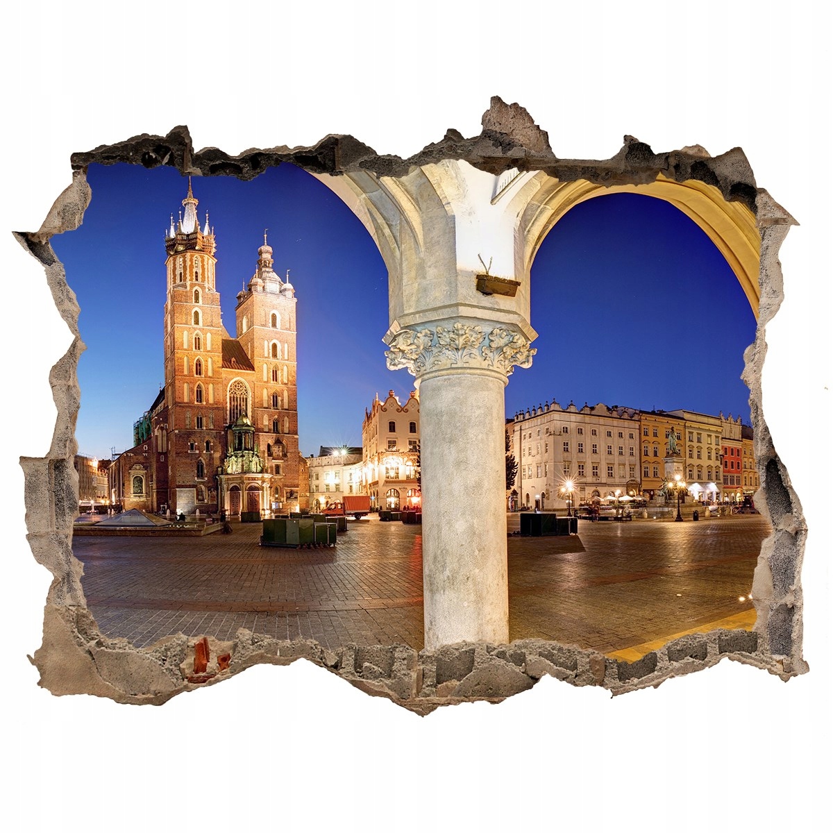 

Fototapeta dziura na ścianę Kraków Polska 120x81