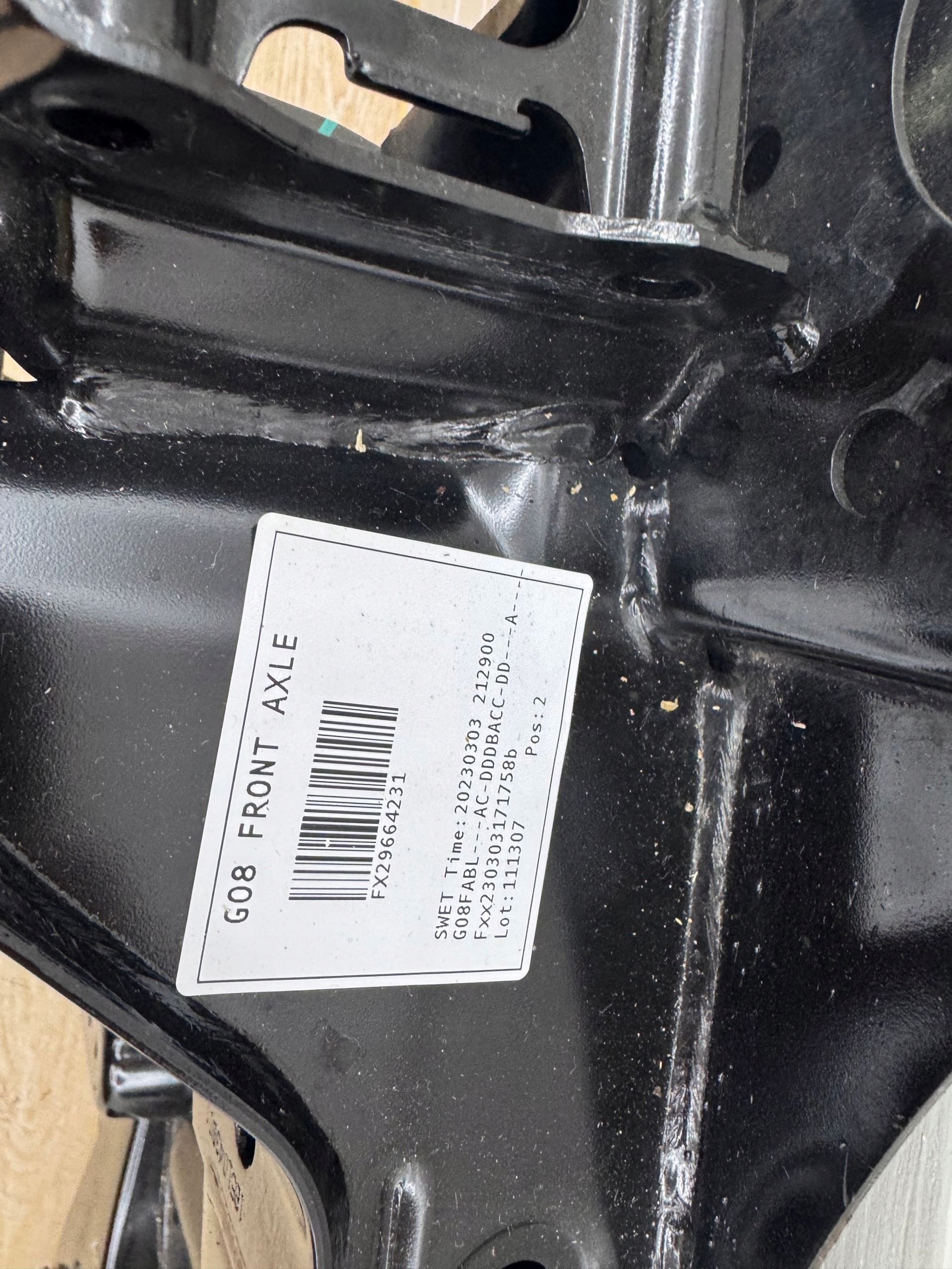 axle beam axle beam subframe BMW X3 IX3 G08 6888031