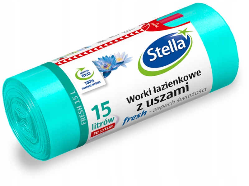 

Stella Worki Łazienkowe Z Uszami Fresh 15L 30 Szt