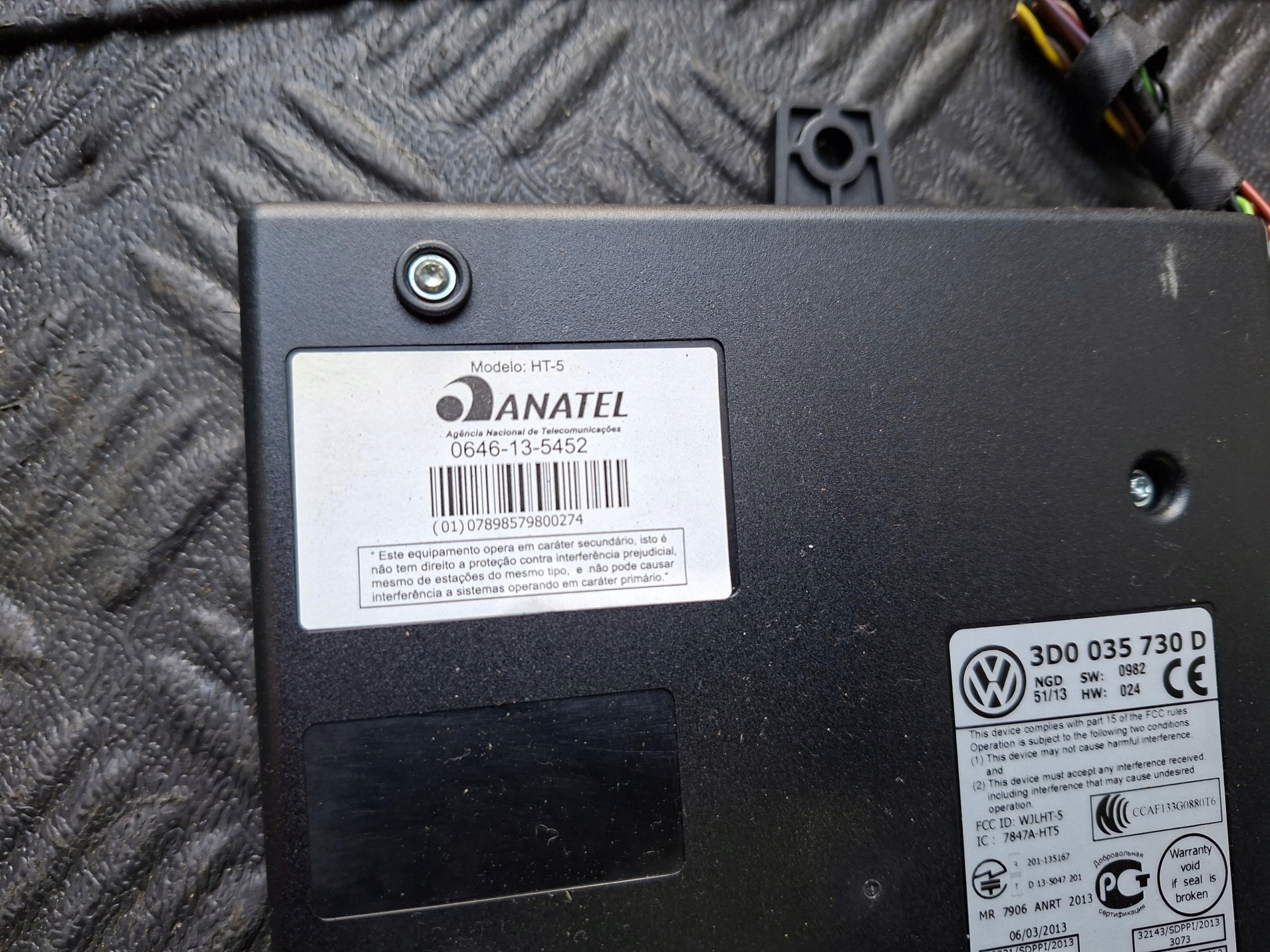 module control unit BLUETOOTH 3D0035730D VW PHAETON LIFT 3.0 TDI