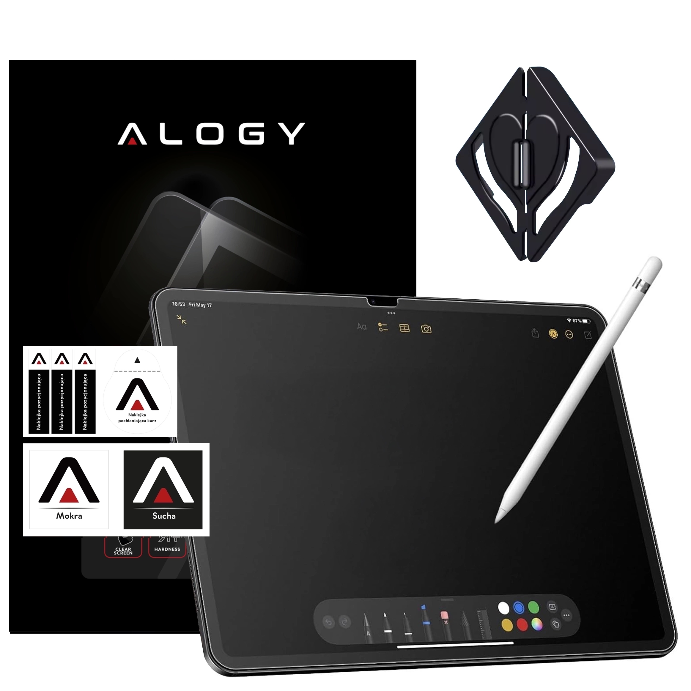 Matowe Szkło hartowane do Apple iPad 10.9 2022/2025 10/11 Gen Alogy Matte