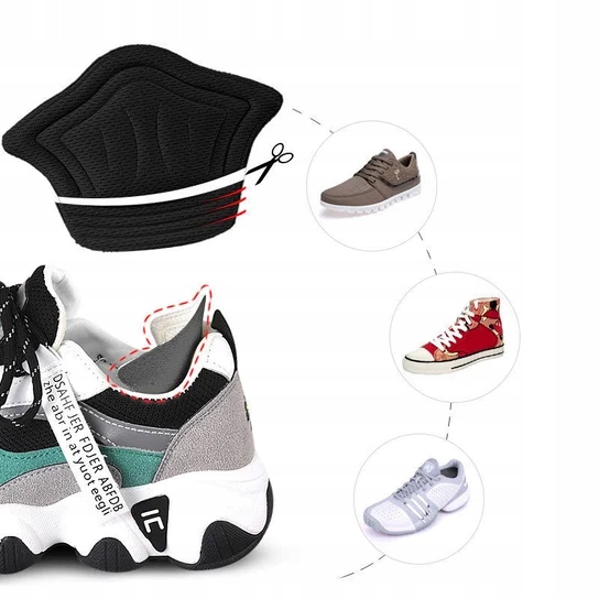 PIANKOWE ZAPIĘTKI WKŁADKI DO DUŻYCH BUTÓW WKLEJANE NA OBTARCIA RANY PIĘTY Marka inna