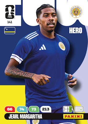 Panini Fifa World Cup 2026 141 Jearl Margaritha Curacao