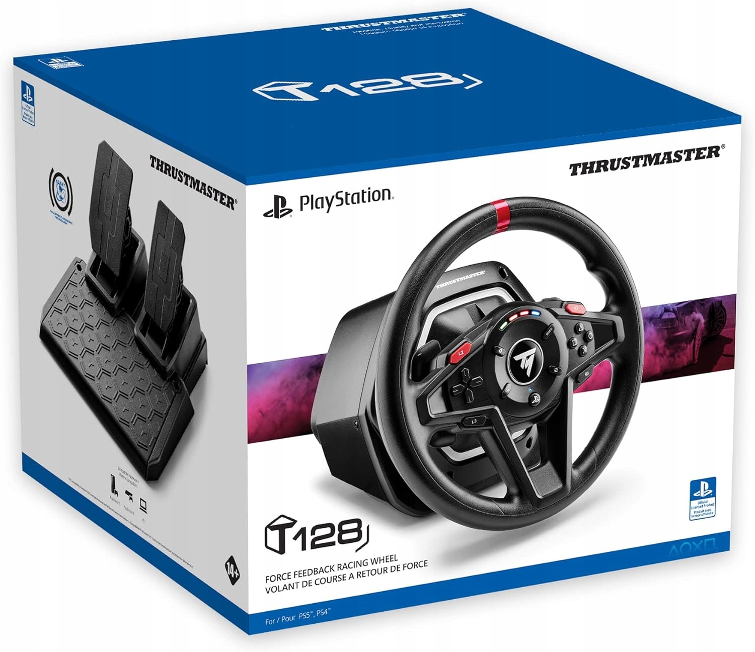 Рулевое колесо Thrustmaster T128 PS5 PS4 PC 4160781