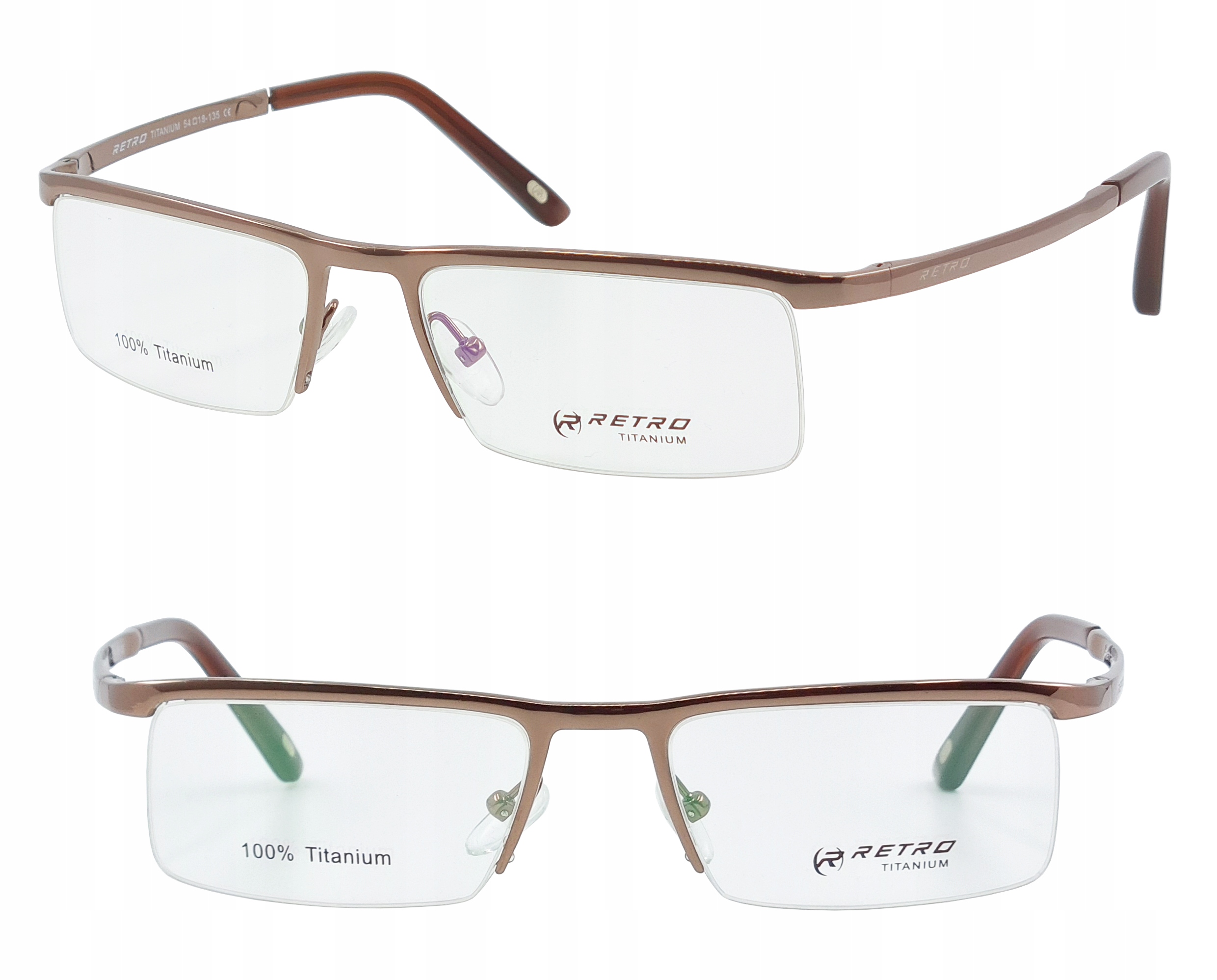 Retro Titanium 10003 C6 Oprawki 100% Tytanowe