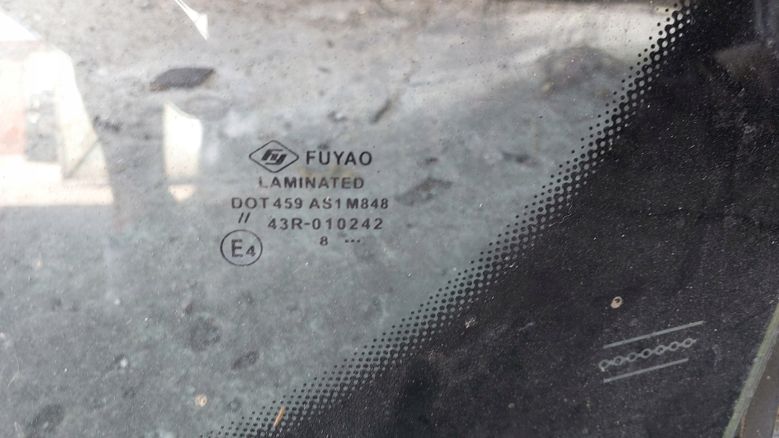 window iron front front JUMPY II EXPERT II SCUDO II 2007-2016