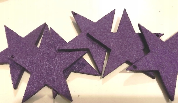 

filcowe gwiazdki 6 cm 20 szt