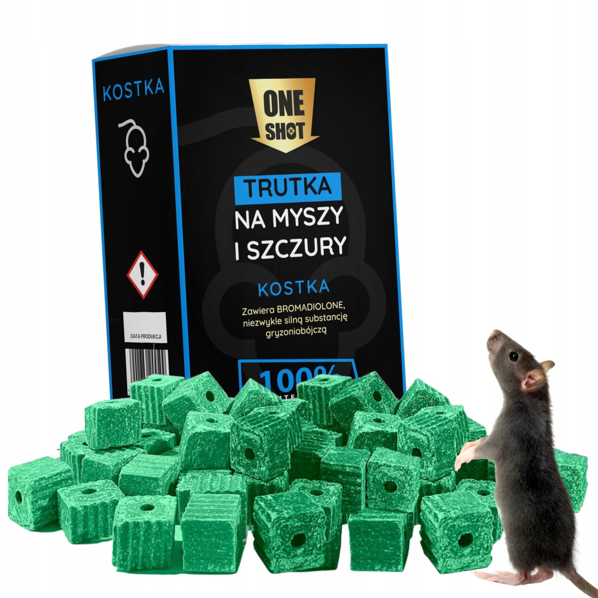 

Silna Mumifikująca Trutka Na Myszy Szczury 1KG