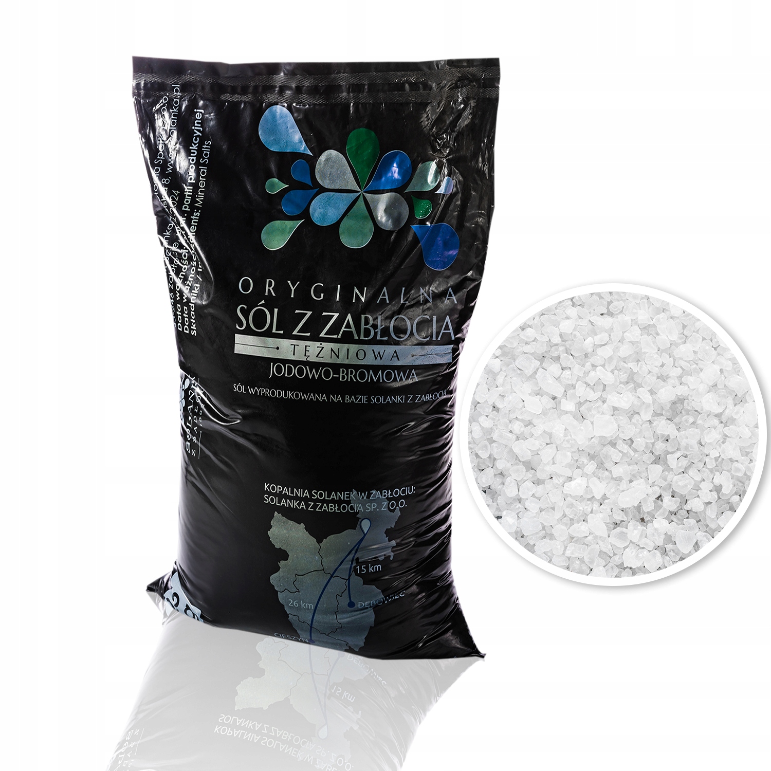 Dužní Sůl ze Zabłocie 25 kg inhalace Jódová Bromová přírodní koupel