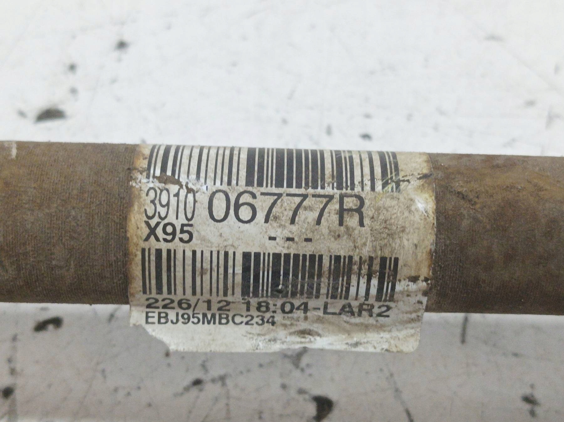 semi-axis right front 1.5 DCI 391006777R Renault Scenic III (2009- )