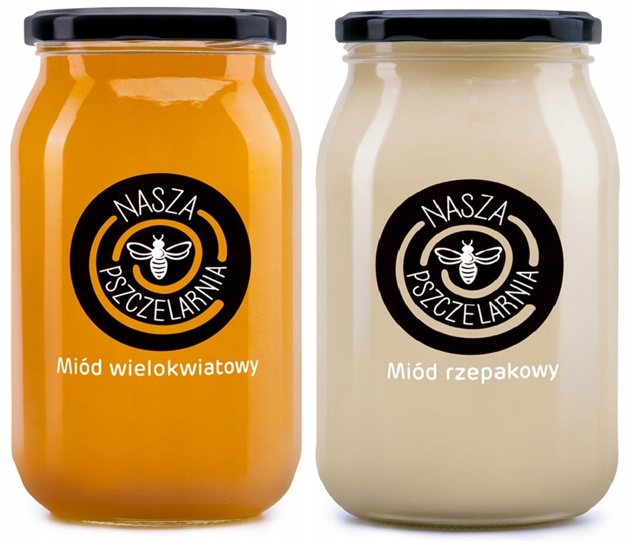 Levně Čerstvý Polský Med Mnohokvětý 1200 g Řepkový 1200 g Přírodní Med