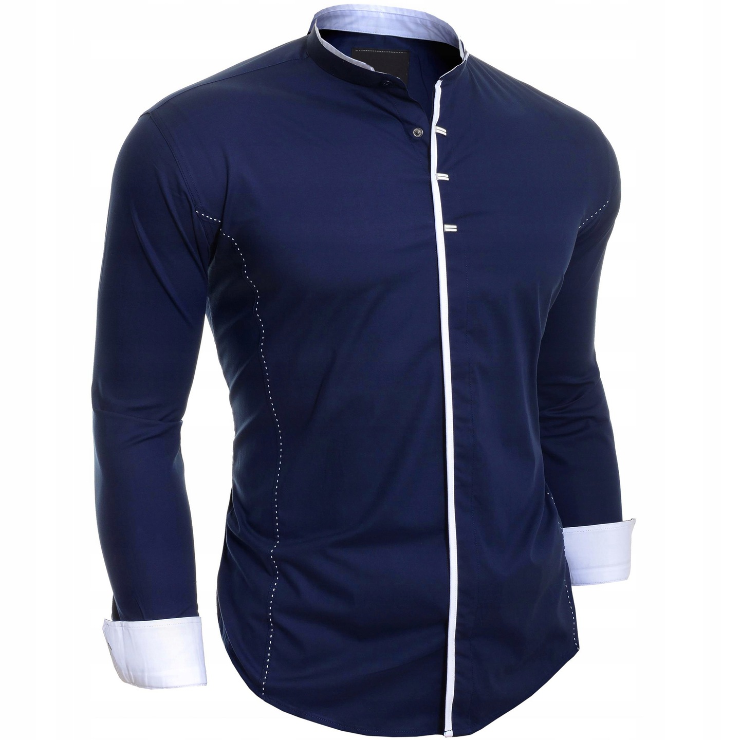 

Koszula Męska Stójka Ślub Wesele