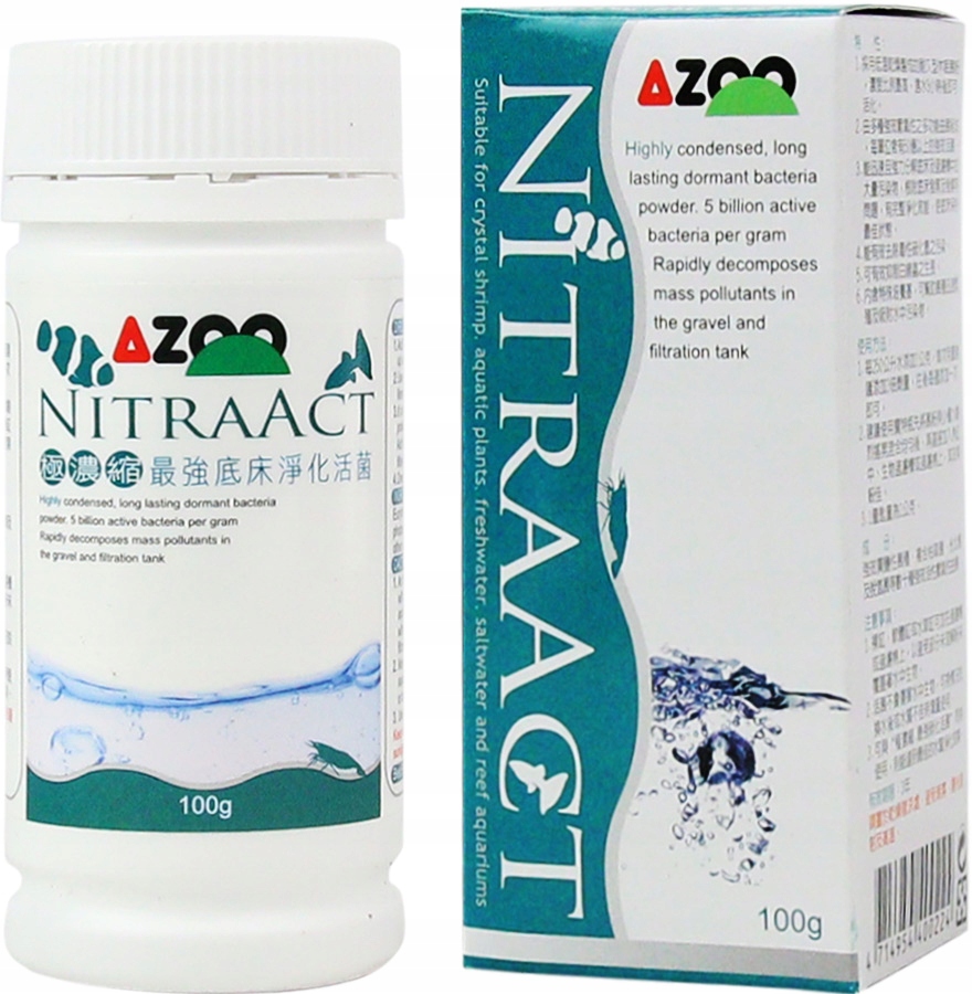 Azoo NitraAct 100g Bakterie w Proszku