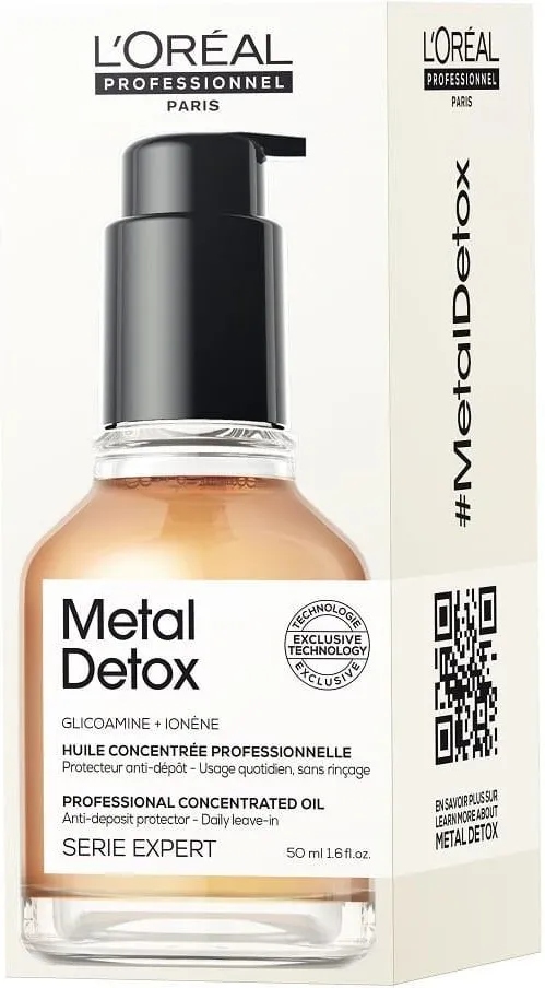 L'Oreal Metal Detox Olejek do Włosów, Odżywia 50ml
