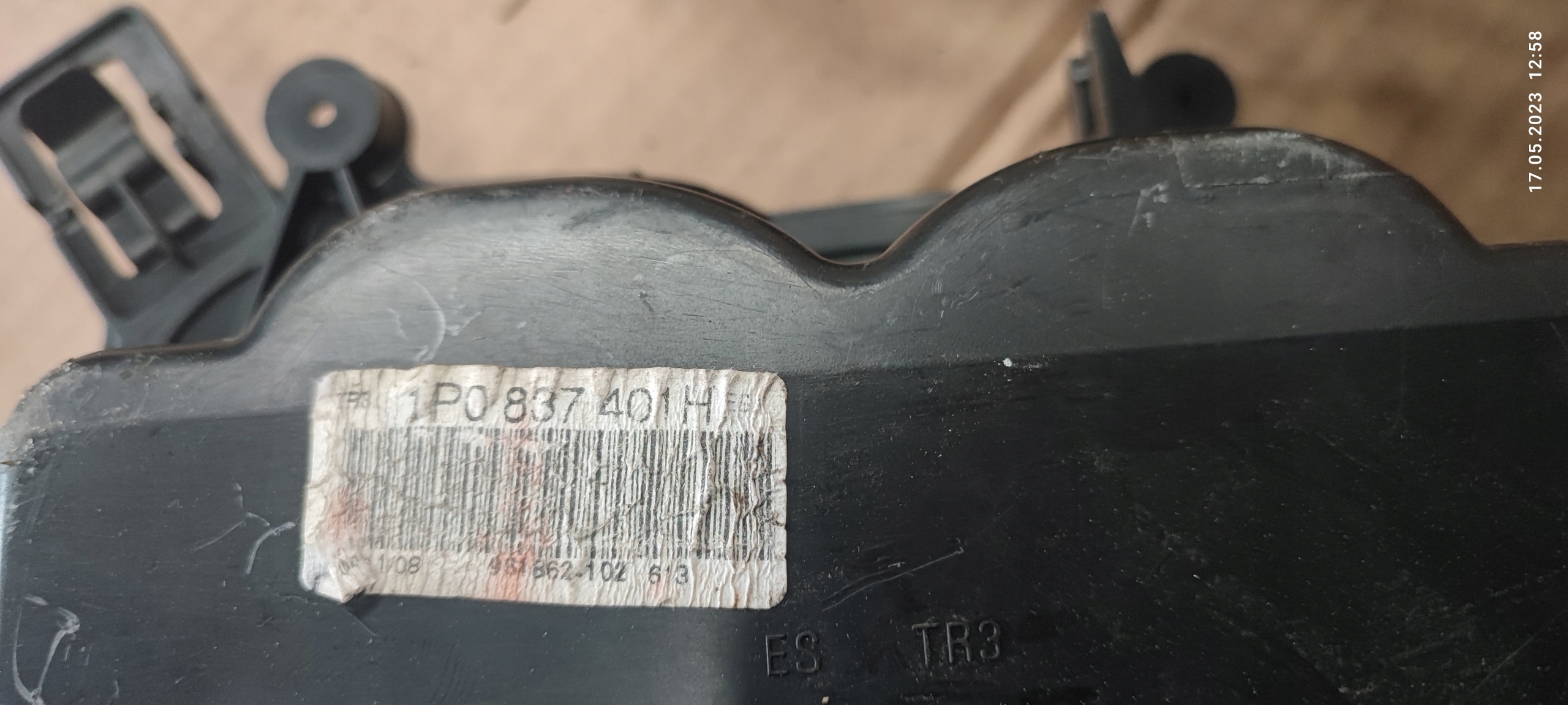 SEAT LEON II 1P window regulator left front KOMPLET