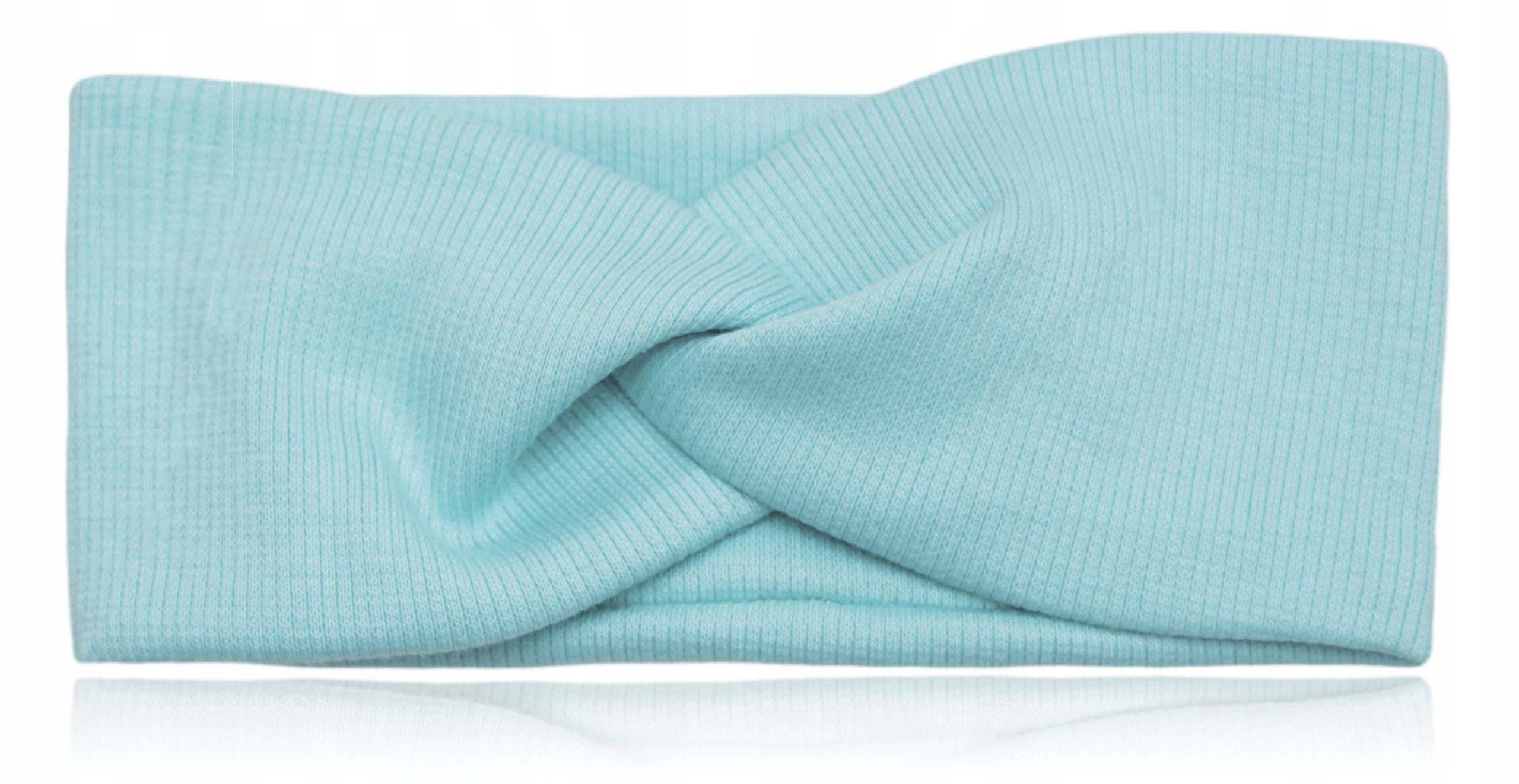 

Bawełniana Opaska Przeplatana gładka Turban prążek