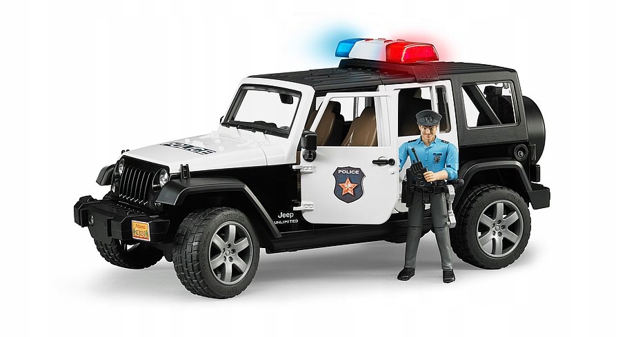 

Bruder 02526 Jeep Wrangler policyjny Usa