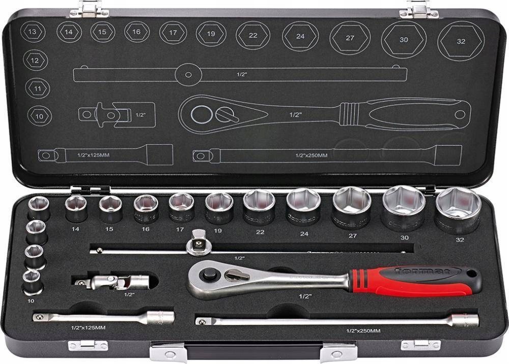 Zest. nástavec 1/2" 19-dielny Format