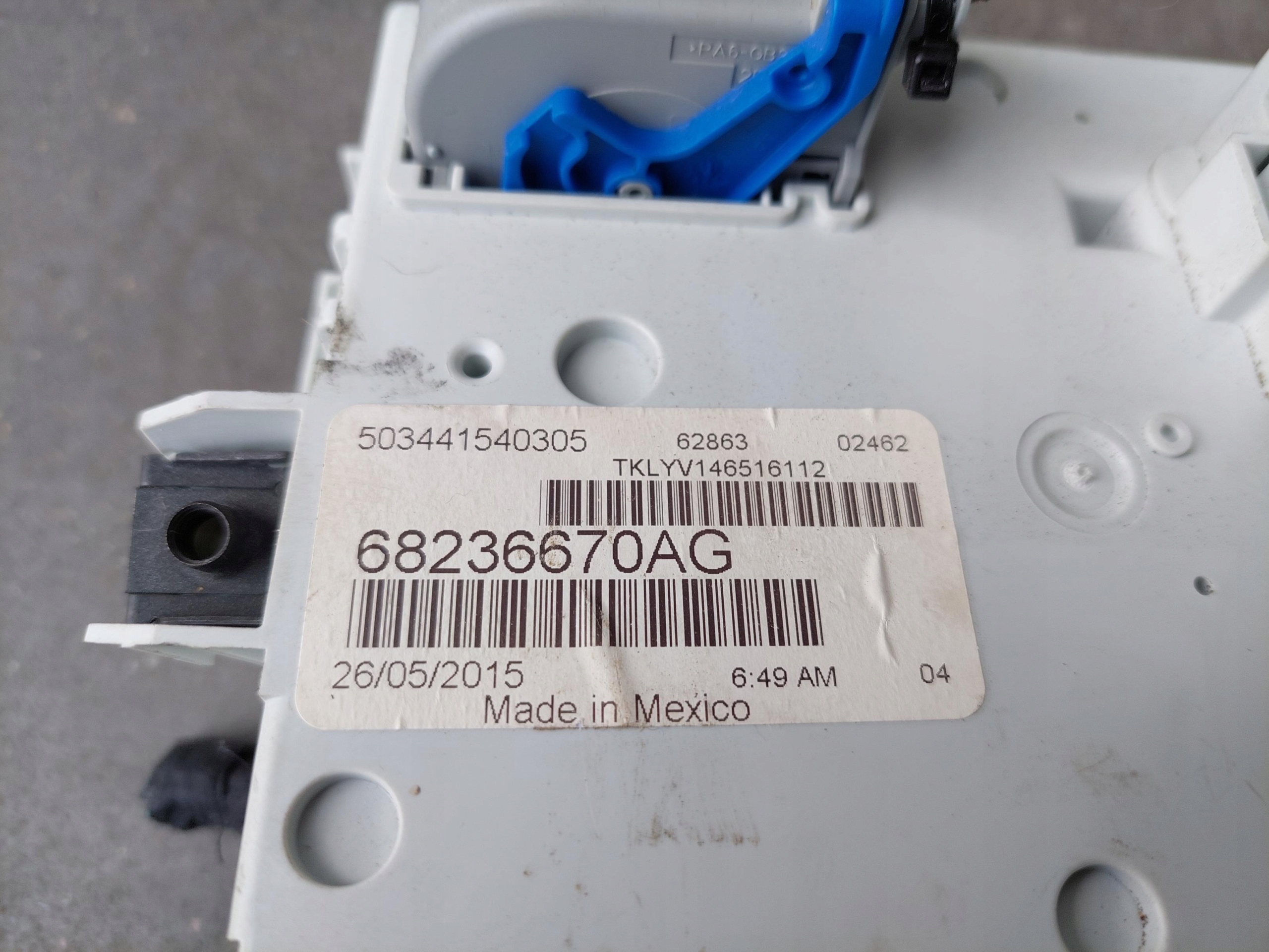 module compartment KOMFORTU BSI 68236670AG JEEP CHEROKEE V KL 2.2 CRD 4X4