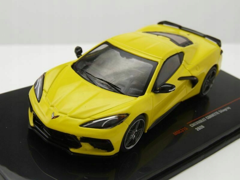 Chevrolet Corvette (C8) Stingray yellow 1/43 ixo