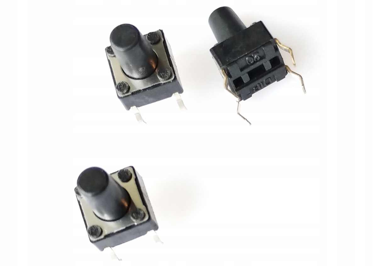 [10szt] Mikroprzełącznik DTS-65K Tact Switch 6x6mm H=9.5mm Diptronics