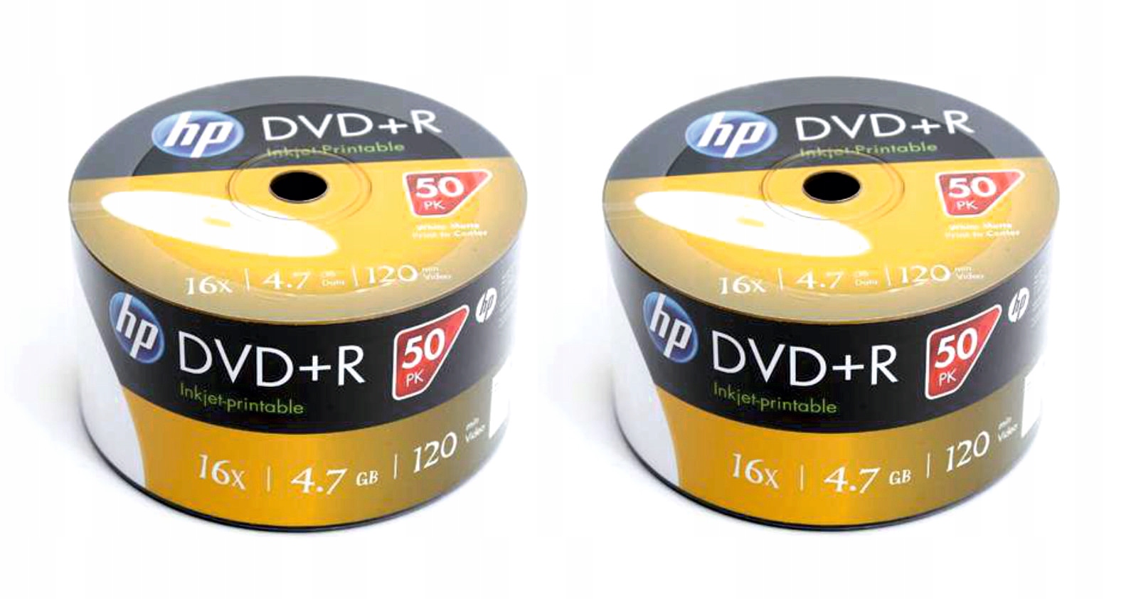 

Hp Dvd+r 4,7GB Printable 100szt do nadruku
