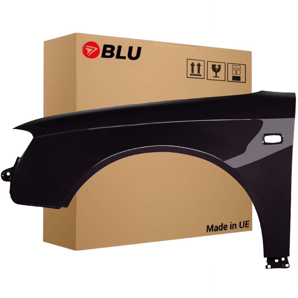 Blu Blatník Audi A4 B7 LZ9X levý černý 04-08 přední Pozink CherrySchwarz