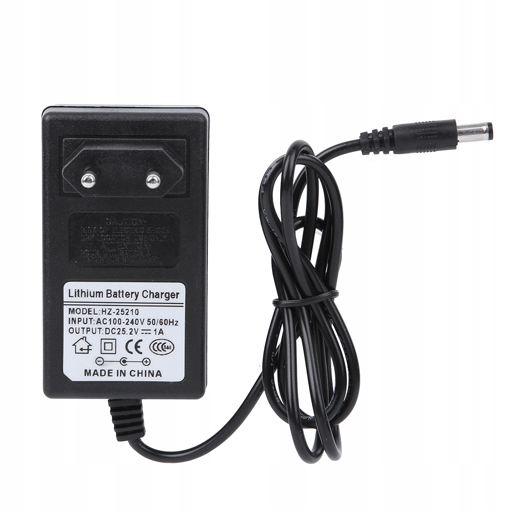 ŁADOWARKA ADAPTER do HOVERBOARD DESKOROLKA ELEKTRYCZNA 25.2V Marka bez marki