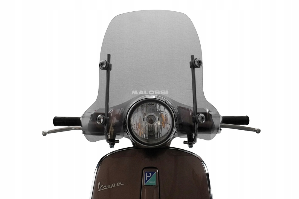 Čelné sklo Malossi Šport, tónované, stredné, Vespa Elettrica 18-
