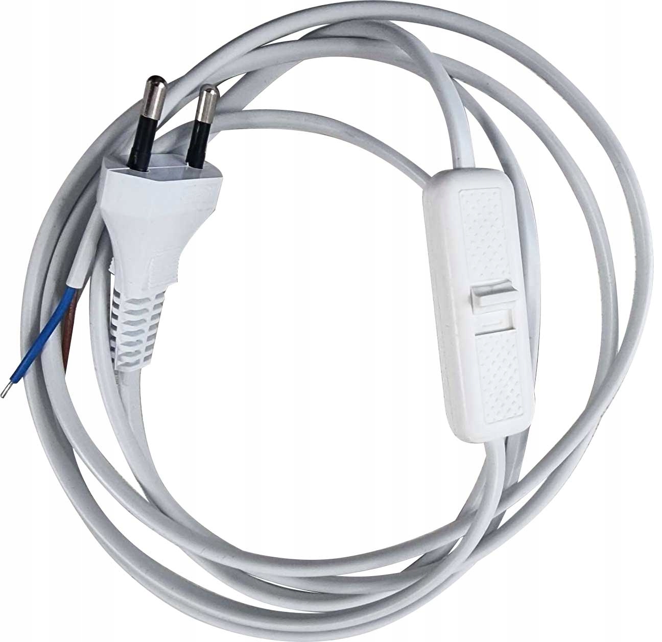 

Przewód Przyłączeniowy Z Wtyczką Łącznikiem Biały