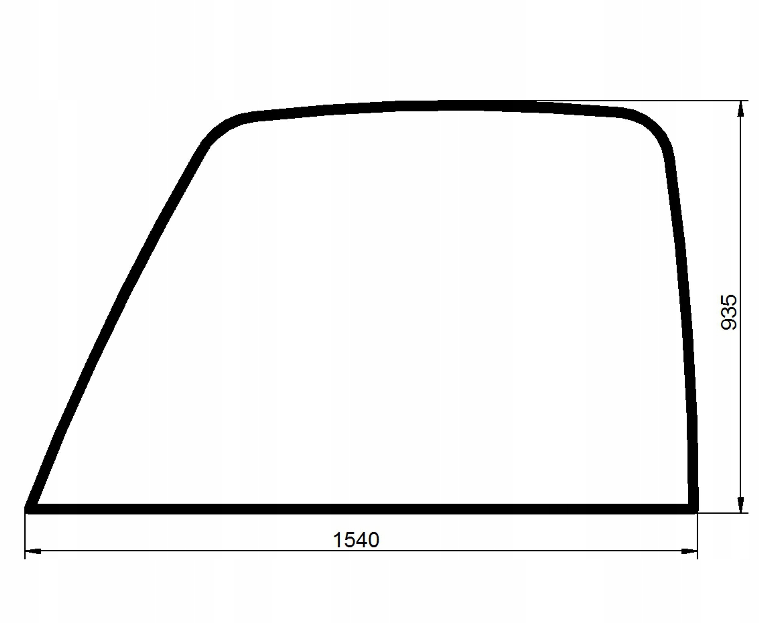 sklo teleskopický nakladač Jcb boční P 827/30500