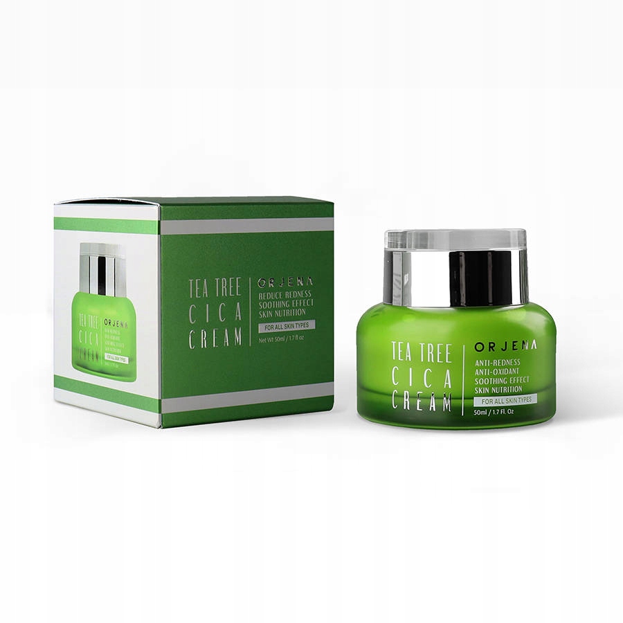 Ojena Tea Tree Cica Cream krem do twarzy łagodzący zaczerwienienia 50 ml