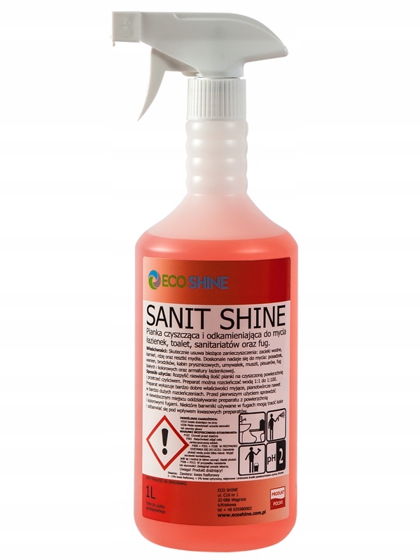 

Eco Shine Sanit Shine 1L Pianka Toaleta I Łazienka