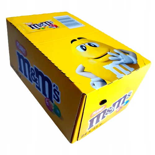 Cukierki M&M orzech M&M's 24x 45g