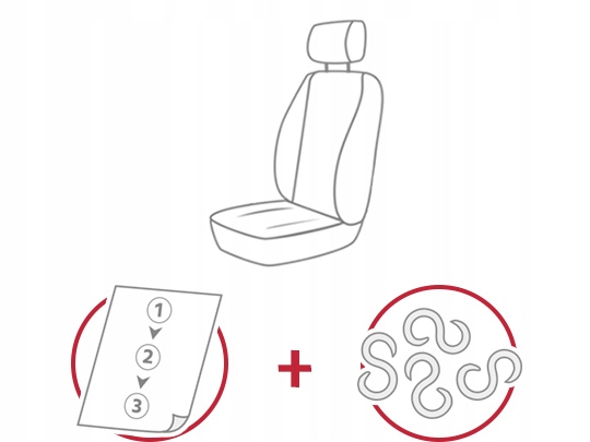 Maty PRO Komplet przód szare Opel Materiał materiał tapicerski