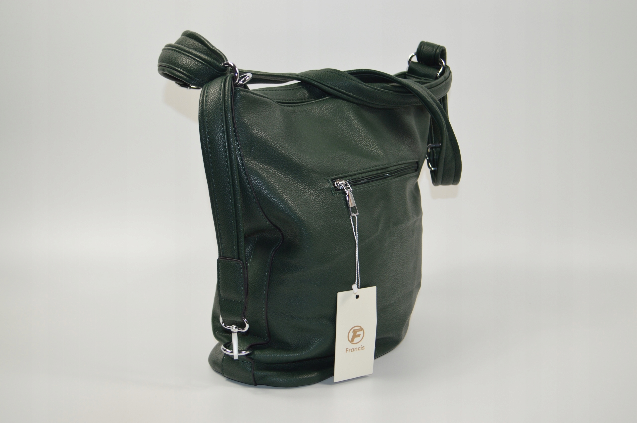 DUŻA POJEMNA TOREBKA DAMSKA LISTONOSZKA WOREK TORBO-PLECAK Model 518