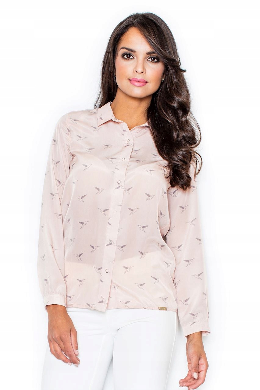 

Figl Koszula M284 Damskie Różowy -XL-