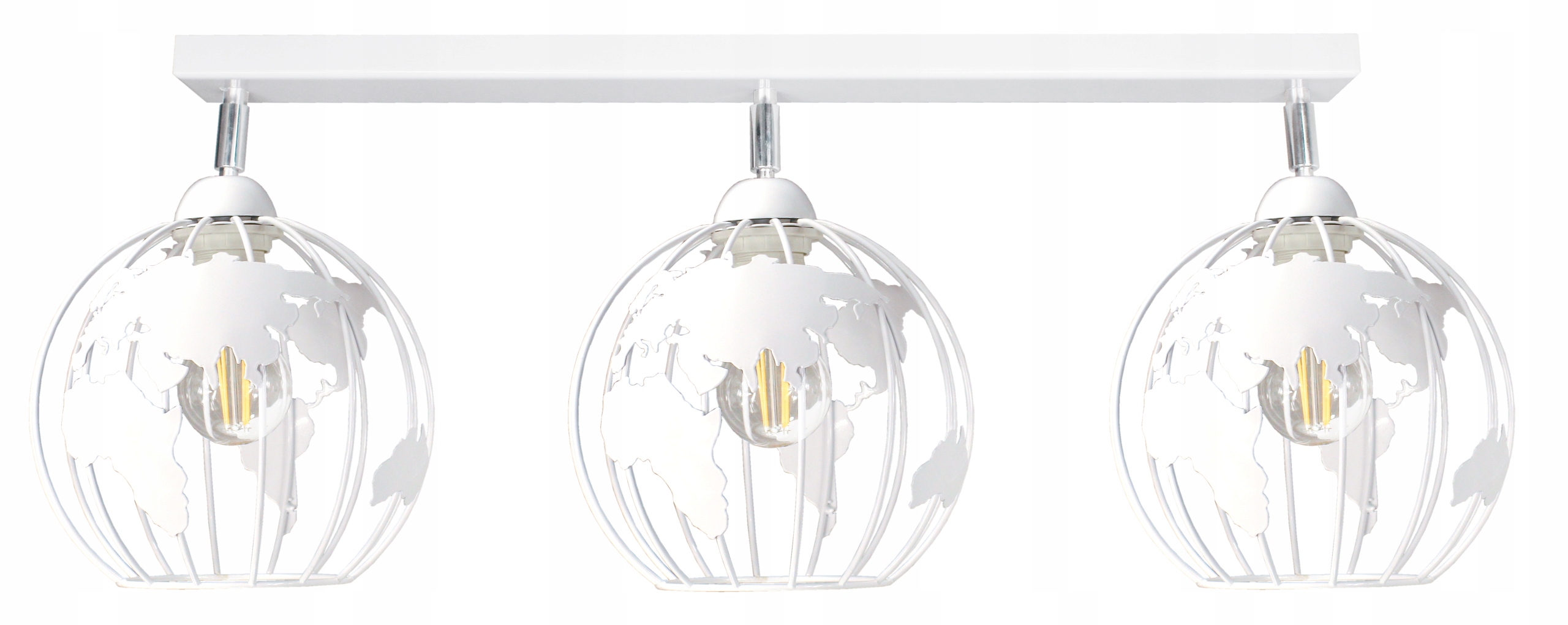 Stropná lampa Globus luster stropné svietidlo loft stropné svietidlá do obývačky biela