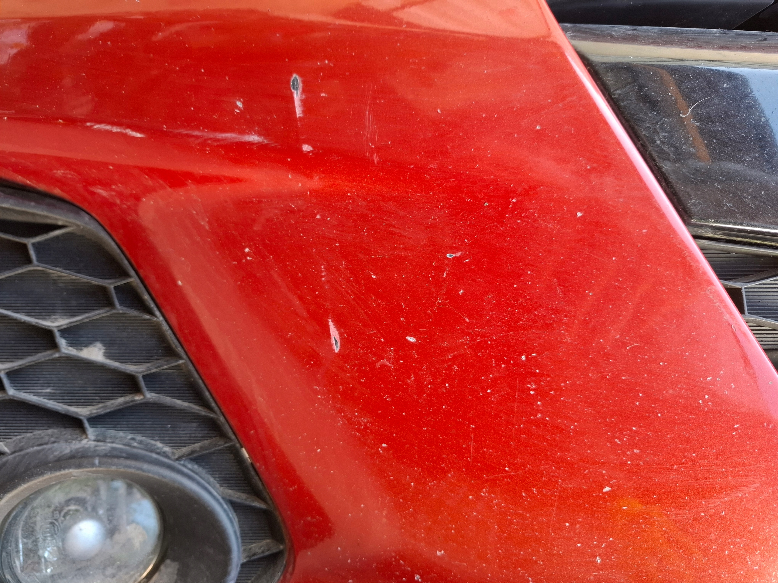bumper front Mazda 3 BL FL lift 11-13 CZRWONY 27A
