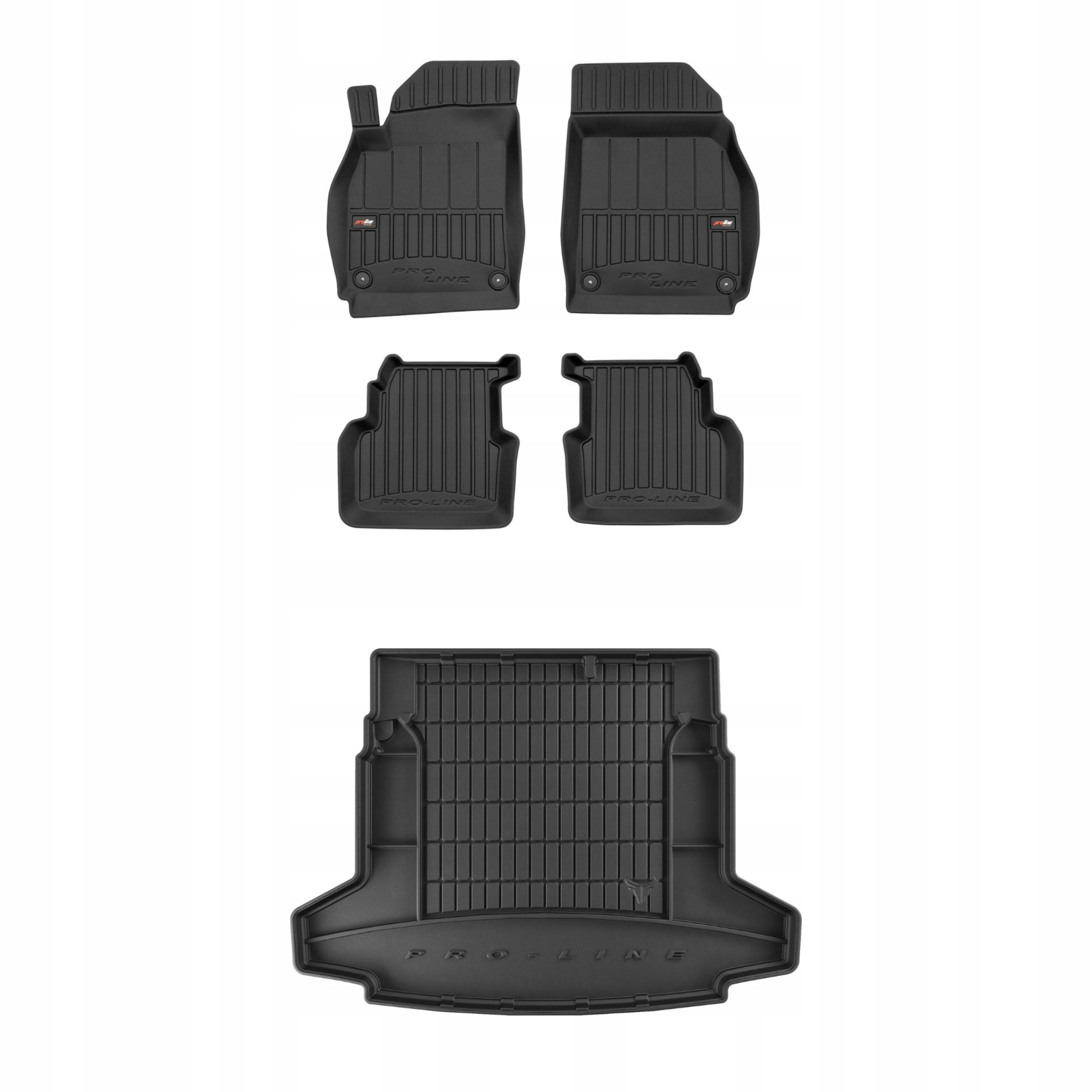 Sada gumových kobercov a rohoží pre Saab 9-3 II 2002-2011